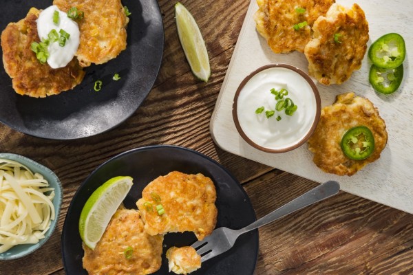 Cheddar Corn Fritters