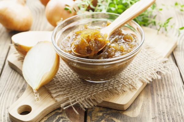 Confit of Onion and Maple Syrup