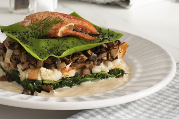 Lobster Lasagna with Poppy Seeds and Mascarpone