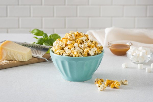 Parmesan and Caramel Popcorn