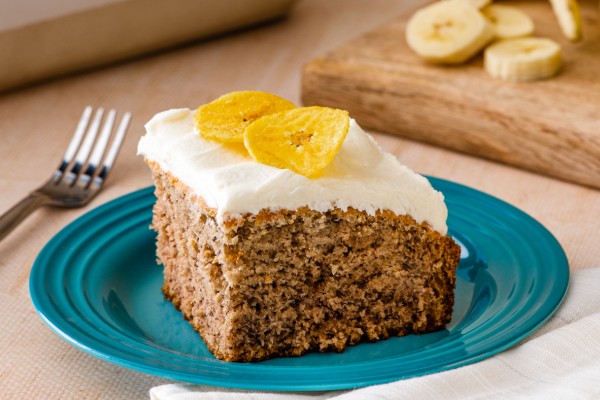 Banana Cake with Buttercream Frosting  