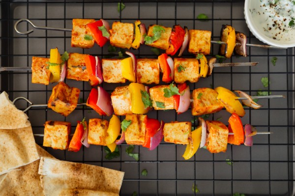 Shish Taouk-style Tofu Skewer