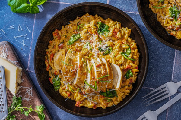 Creamy Chicken Orzo