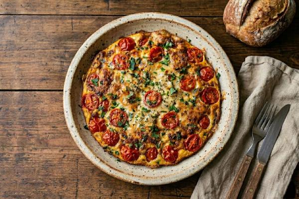 Tortilla Baked Eggs