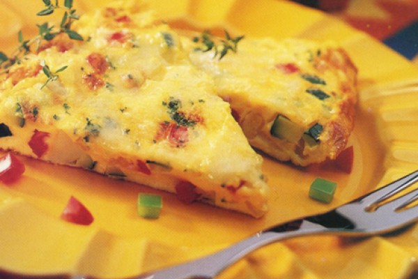 all in one potato frittata
