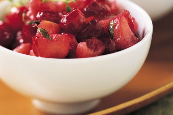 apples and cranberries cheese accompaniment