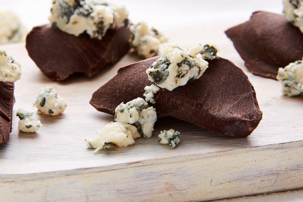 blue cheese dark chocolate