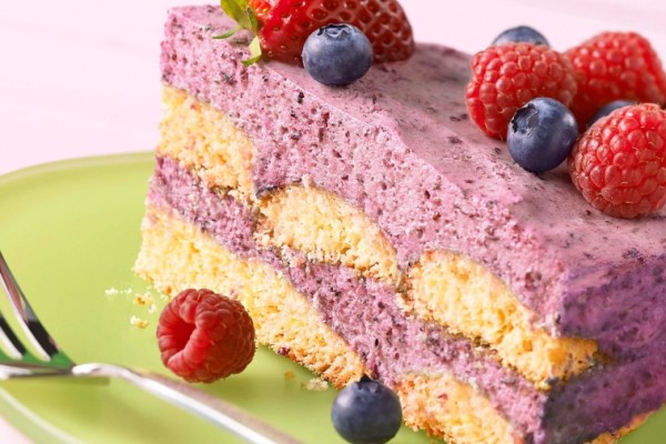 blueberry icebox cake