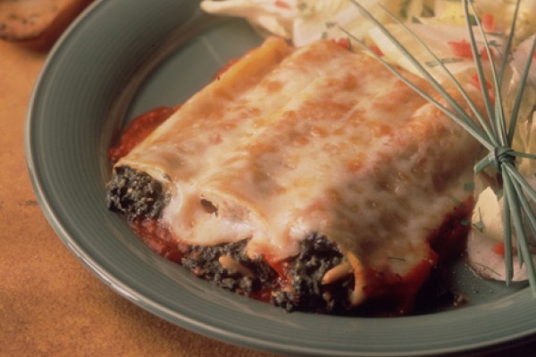 borgonzola and pumpkin cannelloni