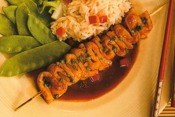 broiled teriyaki buttered fish