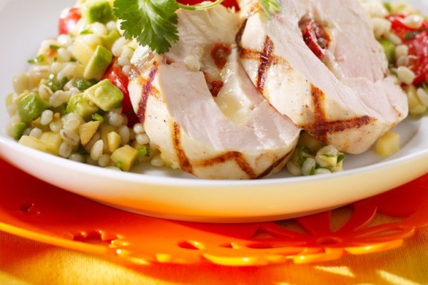 chicken and cheddar with tangy coriander