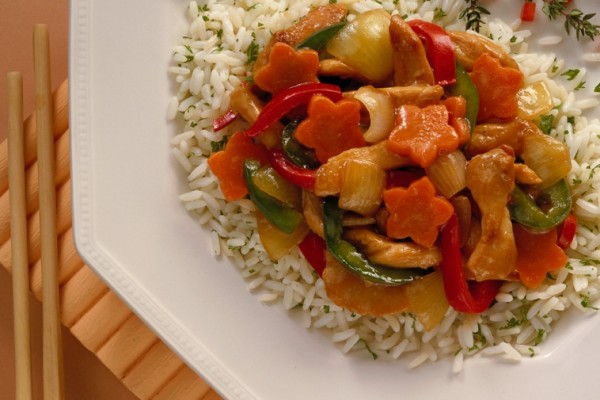 chicken and vegetable saute
