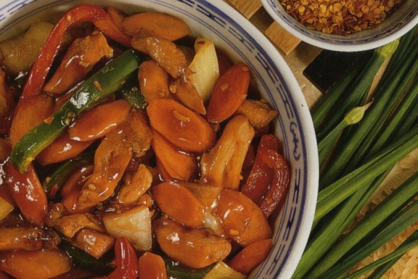 chicken and vegetable stir fry