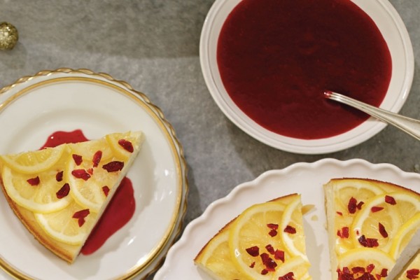 cranberry coulis
