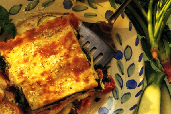 creamy vegetable lasagna