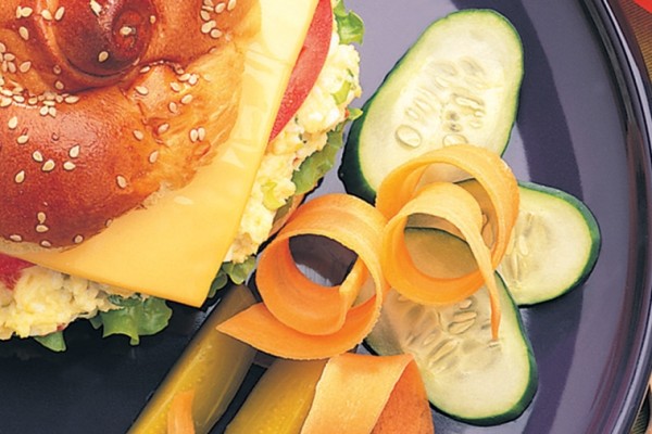egg and cheese burgers