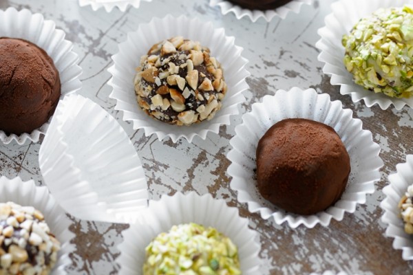 festive truffle trio