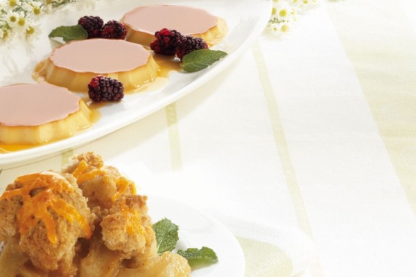 french vanilla flans