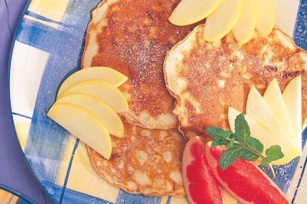 golden cheddar pancakes