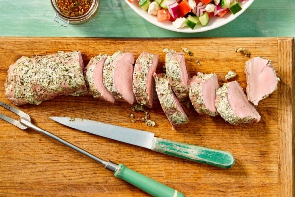 greek marinated pork tenderloin
