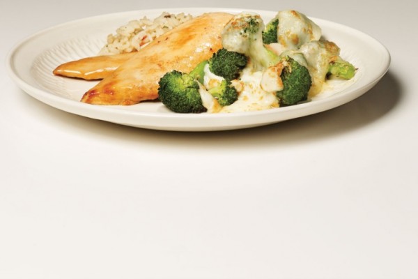 grilled chicken and steamed broccoli