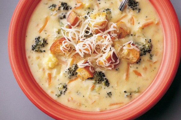 harvest gouda and vegetable chowder
