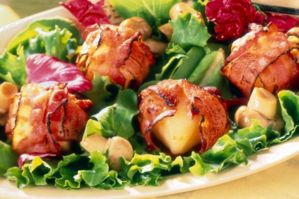 havarti and bacon brochettes