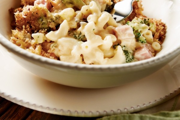 hearty ham broccoli macaroni and cheese