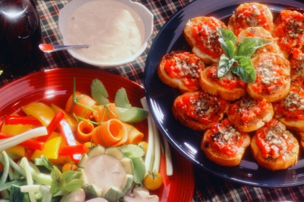 herbed bruschetta