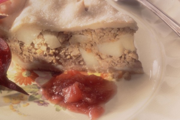 homemade meat pie