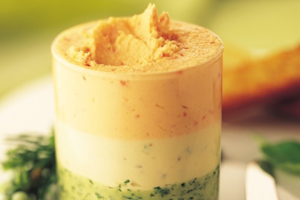 layered cheese terrine