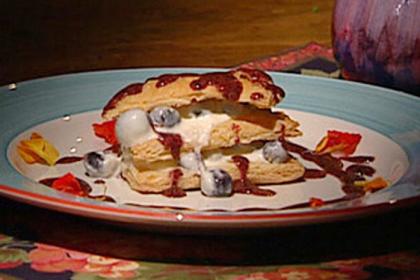 light blueberry mille feuille