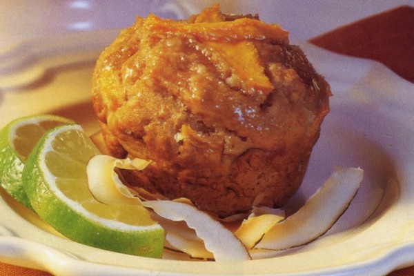 mango coconut muffins