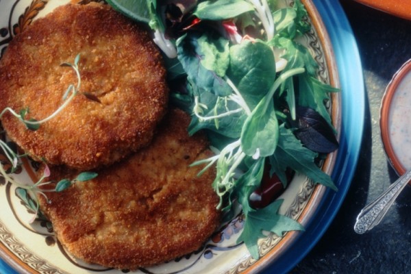 millet and yogurt patties