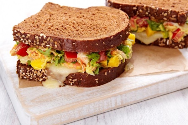 mozza crab salad sandwiches