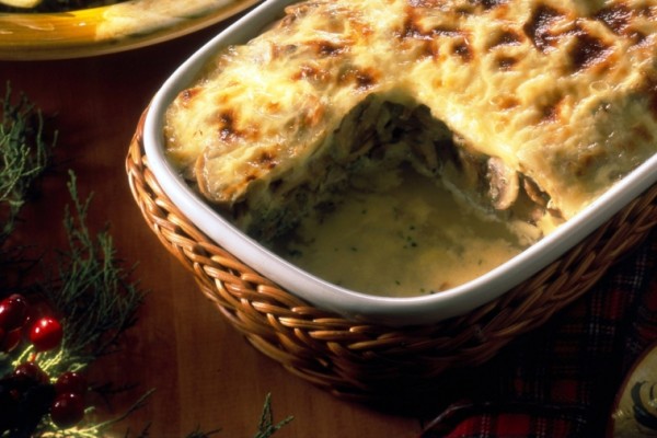 mushroom casserole au gratin