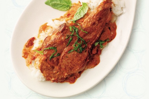pan seared veal chops with sun dried tomato cream
