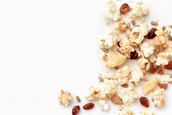 parmesan popcorn snack mix