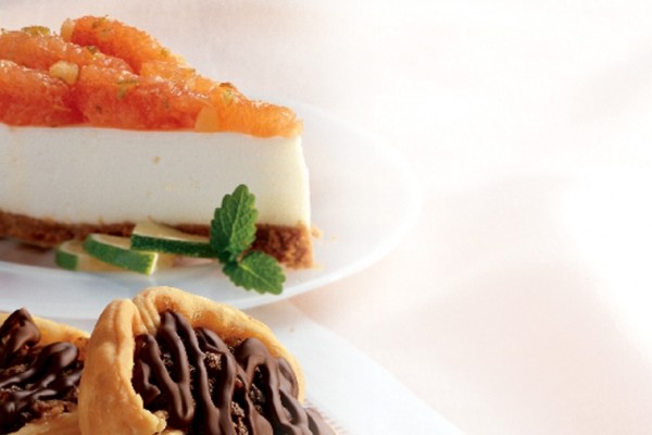 pink grapefruit cheesecake