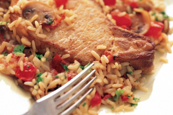 pork chops and rice one pot supper
