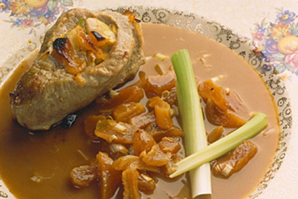 pork chops with spicy apricot stuffing
