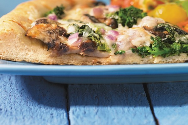 portobello swiss pizza