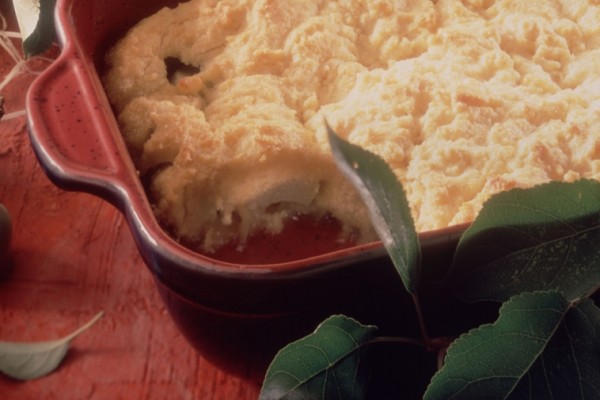 quick cornmeal apple crisp