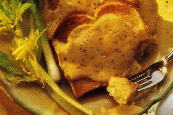 savoury cheese melt on toast