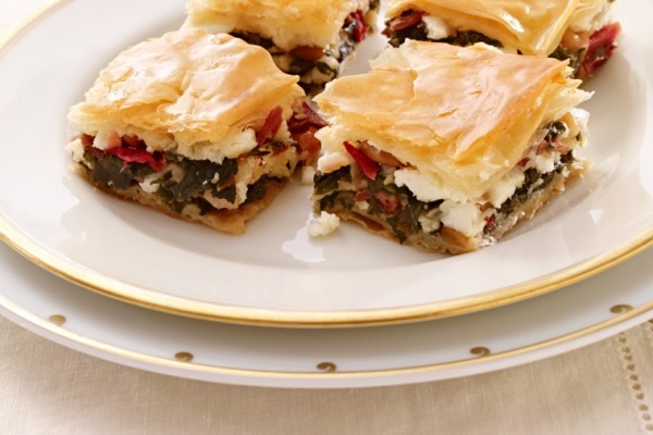 savoury feta baklava