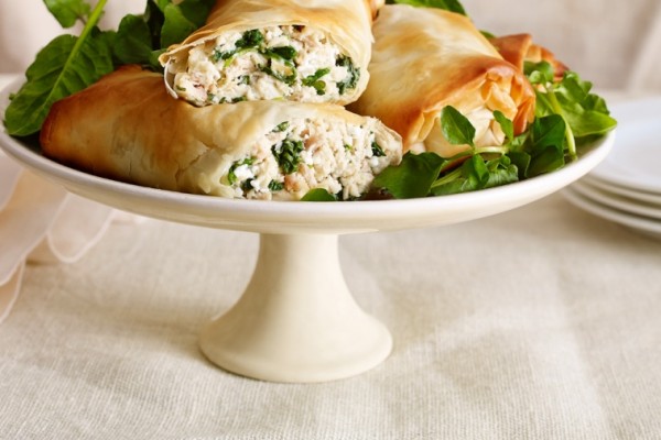 savoury ricotta chicken turnovers
