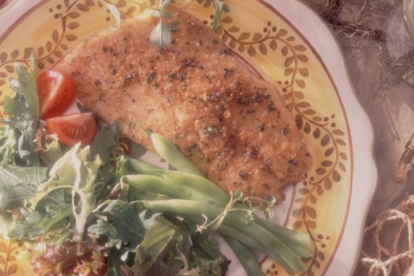 sea bass with fresh herbs