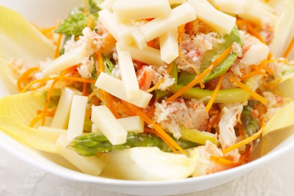 seafood and canadian swiss cheese salad