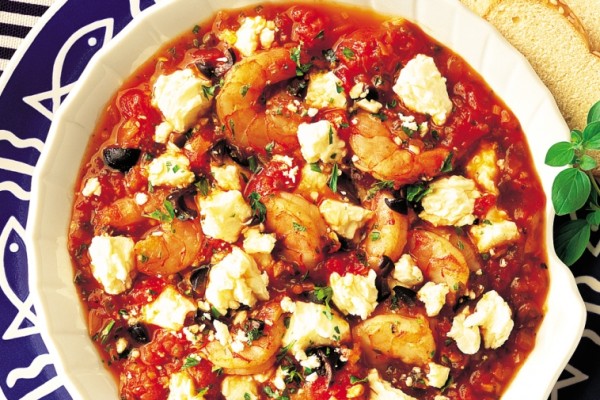 shrimp canadian feta casserole