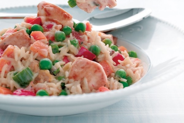 skillet chicken and rice pilaf